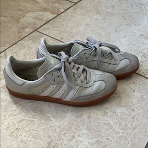 Adidas Samba Aluminium/Chalk White/Wonder Beige W7.5